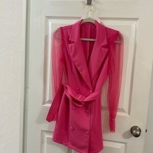 Pink Elle Woods Dress Or Can Wear As Oversized Blazer